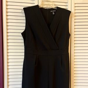 Nina Leonard Black Jumpsuit